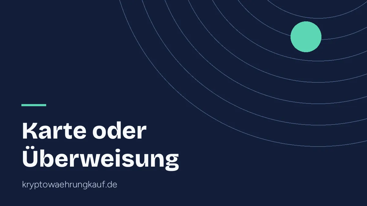 Bitcoin kaufen mit Karte oder SEPA-Überweisung im Kostenvergleich